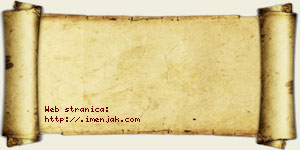 Kristina Arunović vizit kartica